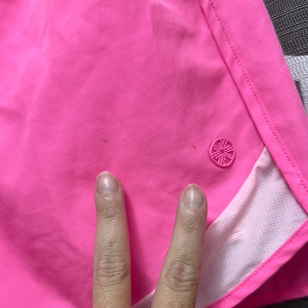 Lilly Pulitzer Bright Pink Athletic Shorts - Picture 2 of 5